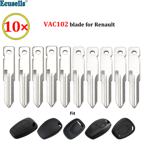 10PCS/LOT universal key blade VAC102 142# uncut blade NO. 142 for Renault Kadjar Captur Megane 3 Symbol For Dacia blade ► Photo 1/6