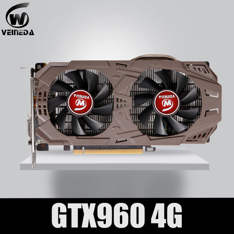 VEINEDA PC Video Card Original GTX 960 4GB 128Bit GDDR5 Graphics Cards for nVIDIA VGA Cards Geforce GTX960 4gb Hdmi Dvi game ► Photo 1/6