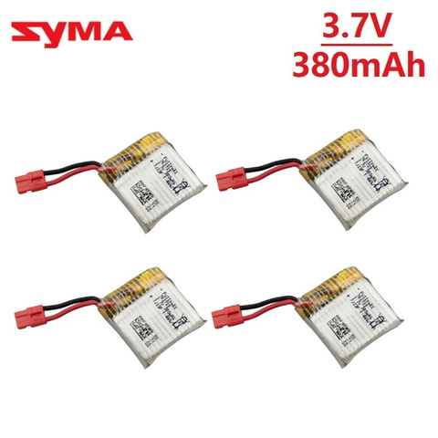 Upgrade battery for SYMA X21 X21W x26 X26A drone battery spare parts RC quadcopter accessories 3.7 V 380mAh with 5in1 Charger ► Photo 1/6