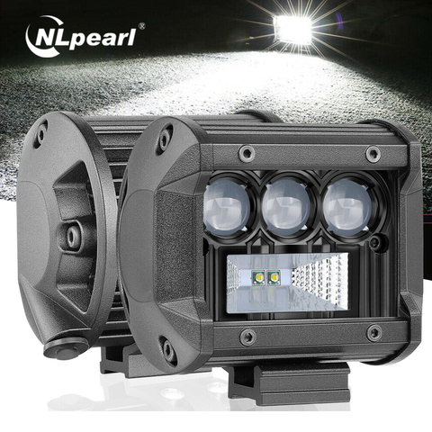 Nlpearl Led Light Bar/Work Light Led Bar 5D CREE 50W 100W 200W Led Work Light For Offroad Jeep 4x4 ATV Truck Tractors 12V 24V ► Photo 1/6