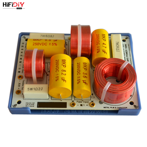 HIFIDIY LIVE  AS-23C 2 Way 2 speaker ( tweeter + bass ) Unit HiFi HOME Speakers audio  Frequency Divider Crossover Filters ► Photo 1/6