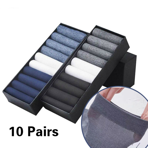 Men summer socks UTRA-THIN man coolest casual socks Breathable Bamboo Male CREW Socks  Meias  cool Ultra thin stockings ► Photo 1/6