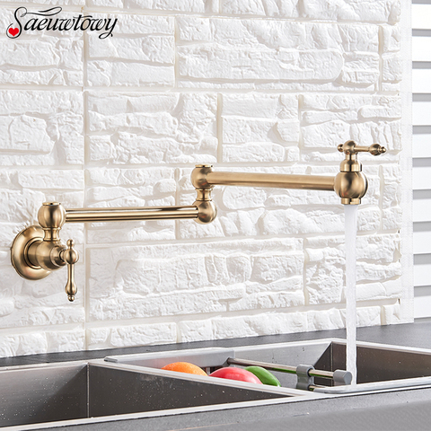 One-Handle Bathroom Kitchen Faucet Single Hole Cold Water Folding Wash Basin Tap Bathroom Balcony Are Available ► Photo 1/6