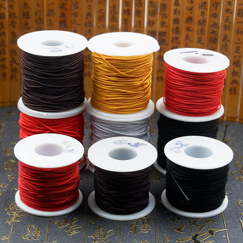 50M/Roll 0.8/1/1.2/1.5mm Strong Elastic Beading Cord Bracelets Stretch Thread String for Jewelry Making DIY Necklace Cords Line ► Photo 1/5