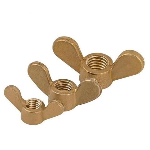 2Pcs-50Pcs Solid Brass Wing Nuts Butterfly Nuts Hand Tighten Nuts For Bolts & Screws M3 M4 M5 M6 M8 M10 M12 ► Photo 1/4