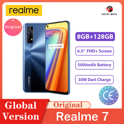 Price History Review On Realme 7 Smart Phone 8gb 128gb 5000mah 30w 4g Mobile Nfc 48mp Quad Fotocamera Dello Fast Charging الهاتف الخلوي Telefono Movil Aliexpress Seller New Box