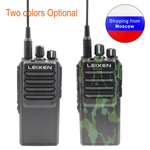 Long distance Two way Radio LEIXEN NOTE High power 20W camouflage UHF 400-480MHz 4000mAh Ham Radio ► Photo 1/6