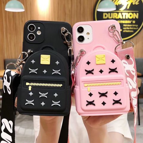 For Xiaomi A3 Redmi 4A 4x 5A 5 Plus 6A 7A 8A 9A K20 K30 Note 5 6 7 8 9 Pro Cover Wallet Backpack Bag Soft TPU Case ► Photo 1/6