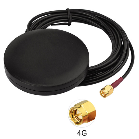 Superbat 4G LTE Magnetic Mount Omni-Directional SMA Male Antenna for MegaFon 4G LTE Router Cell Phone Signal Booster ► Photo 1/6