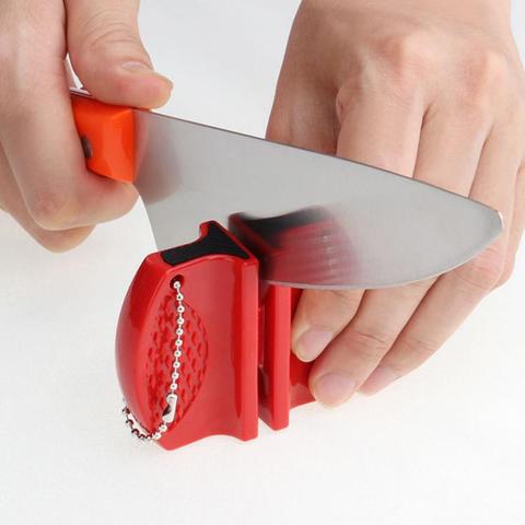 Ceramic Rod Tungsten Steel Camp Pocket Kitchen Knife Sharpener Fast Sharpening  Tool