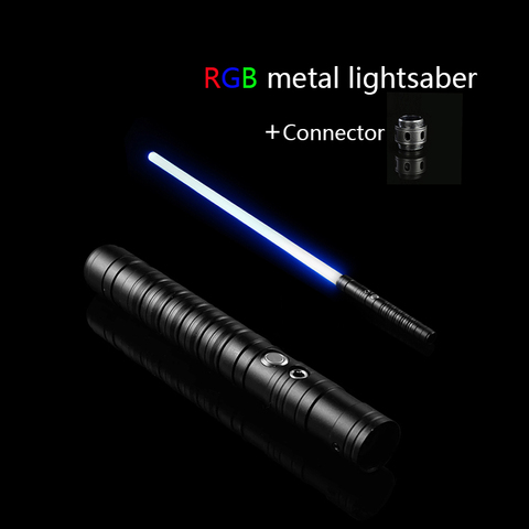 RGB Metal Lightsaber Laser Sword Toys Light Saber Espada Brinquedos Sabre De Luz Juguetes Kpop Lightstick Zabawki Oyuncak ► Photo 1/6