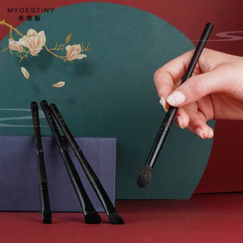 MyDestiny makeup brush-The Misty Bamboo Classial Eboy Series-4pcs Luxurious eye brushes&carefully chosen natural animal hair ► Photo 1/6