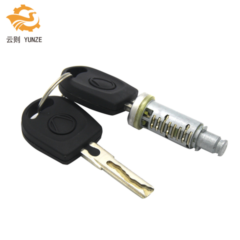 1PC LOCK BARREL WITH 2 KEYS FIT FOR VW GOLF 4 IV MK4 A6 SKODA FABIA POLO 9N SEAT PASSAT FOR LEFT RIGHT SIDE ► Photo 1/3