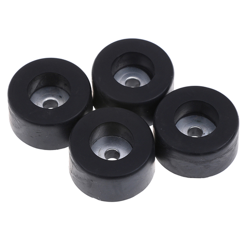 Durable Black 38mm x 19mm Large Case Speaker Cabinets Rubber Feet Damper Pad Base 4pcs ► Photo 1/6