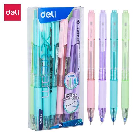 DELI Q199 Ballpoint Pen 0.7mm Macaroon Color Fashion Creative Design Writing Supplies Office Stationery Gifts Ball Point Pens ► Photo 1/5