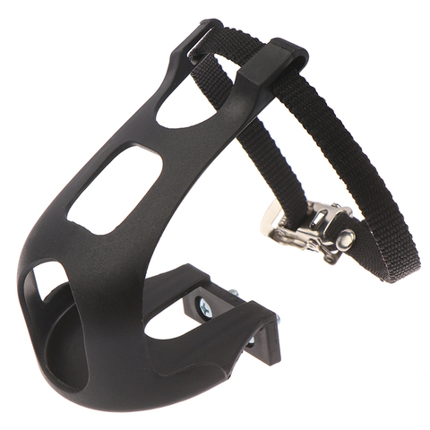 2022 For Bicycle Pedal Sports Fitness Equipment Accessories 1 Set Cycling Road Bike Mountain Bike Black Toe Clips With Straps ► Photo 1/6