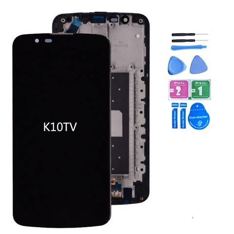 Original For LG K10 TV K10TV K430TV K410TV LCD Display with touch digitizer Assembly with frame( Not for K10 ) free shipping ► Photo 1/5
