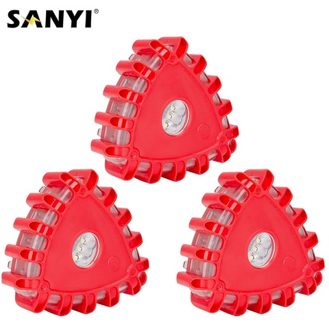 LED Road Flare Light Magnetic Flashlight Flashing Safety Warning Lights Roadside Disc Beacon Emergency Light For Car Marine Boat ► Photo 1/6