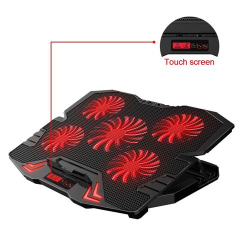 Laptop cooler 2 USB Ports and Five cooling Fan laptop cooling pad Notebook Stand for 12-17 inch for Laptop ► Photo 1/6