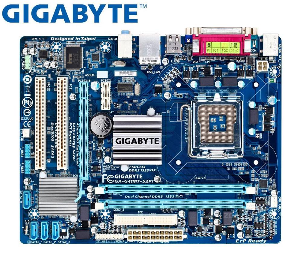 wilderness Unparalleled disloyalty Price history & Review on original motherboard Gigabyte GA-G41MT-S2PT DDR3  LGA 775 G41MT-S2PT G41 Desktop USED motherboard | AliExpress Seller - One  is All Co., Ltd Store | Alitools.io