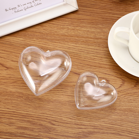 1/2Set 65/80mm Bath Bomb Mold Heart Shape DIY Clear Plastic Bath Bomb Mould Acrylic Mold Bath Accessories For Chrisemas Xmas ► Photo 1/6