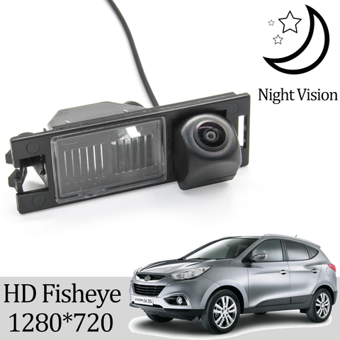 Owtosin HD 1280*720 Fisheye Rear View Camera For Hyundai IX35 2009 2010 2011 2012 2013 2014 2015 Car Reverse Parking Accessories ► Photo 1/6