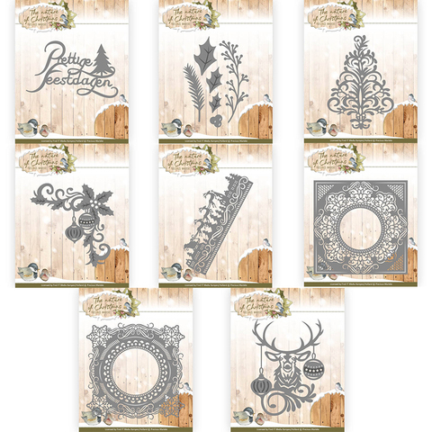 Piggy Craft metal cutting dies cut die mold Christmas tree deer frame Scrapbook paper craft knife mould blade punch stencils die ► Photo 1/6