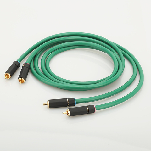 1 Pair HI-End 2328 Audio Cable RCA connector wire HIFI RCA Cable 6N OFC RCA Male to Male Audio Cable ► Photo 1/6