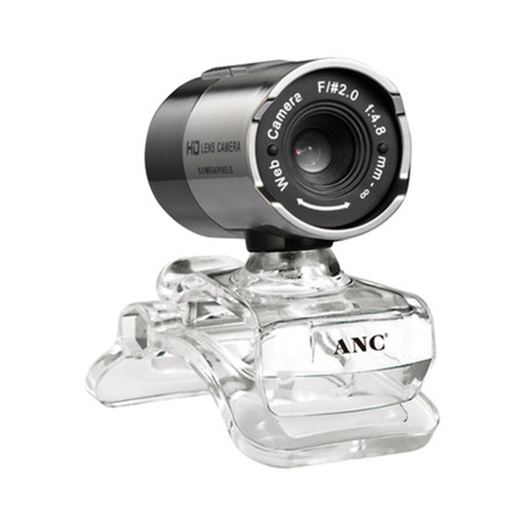 Aoni ANC HD Mini USB Webcam CMOS Sensor Web Computer Camera Built-in Digital Microphone For Desktop PC Laptop Video Calling ► Photo 1/6