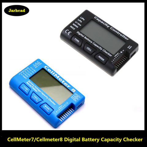 RC CellMeter-7 Digital Battery Capacity Checker LiPo LiFe Li-ion Nicd NiMH Battery Voltage Tester Checking CellMeter7 Cellmeter8 ► Photo 1/6