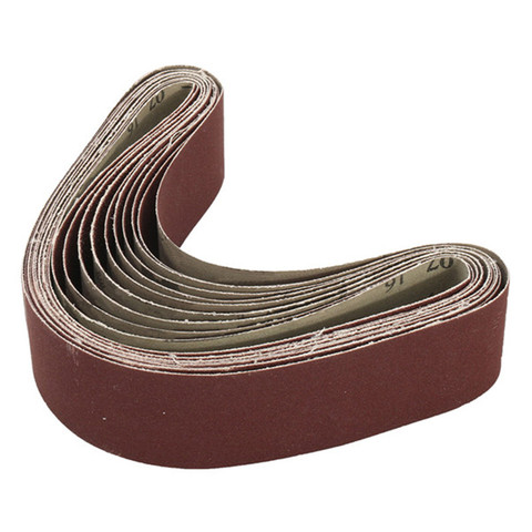 10pcs 40 to 1000 Grit 30mm x 540mm Sanding Belts For Angle Grinder Belt Sander Attachment ► Photo 1/6