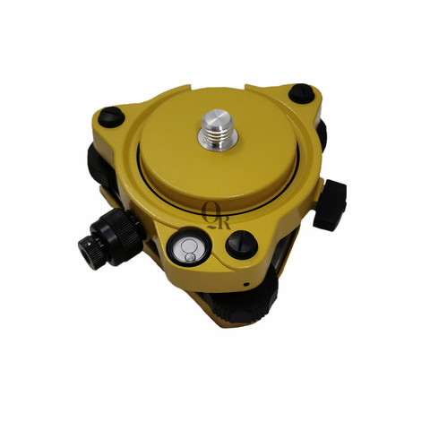 Yellow Tribrach With Optical Plummet & GPS Tribrach Adapter Carrier With 5/8