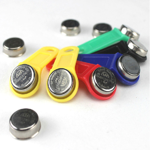 10pcs/lot rewritable RFID Touch Memory key RW1990 iButton for copy card Sauna dallas keys cards ► Photo 1/2