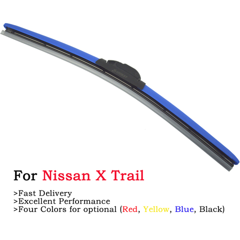 2Pcs Front Hybrid Car Windshied Wiper Blades Accessories For Nissan X Trail T30 T31 T32 2001 2007 2014 2022 Boneless Brushes 24