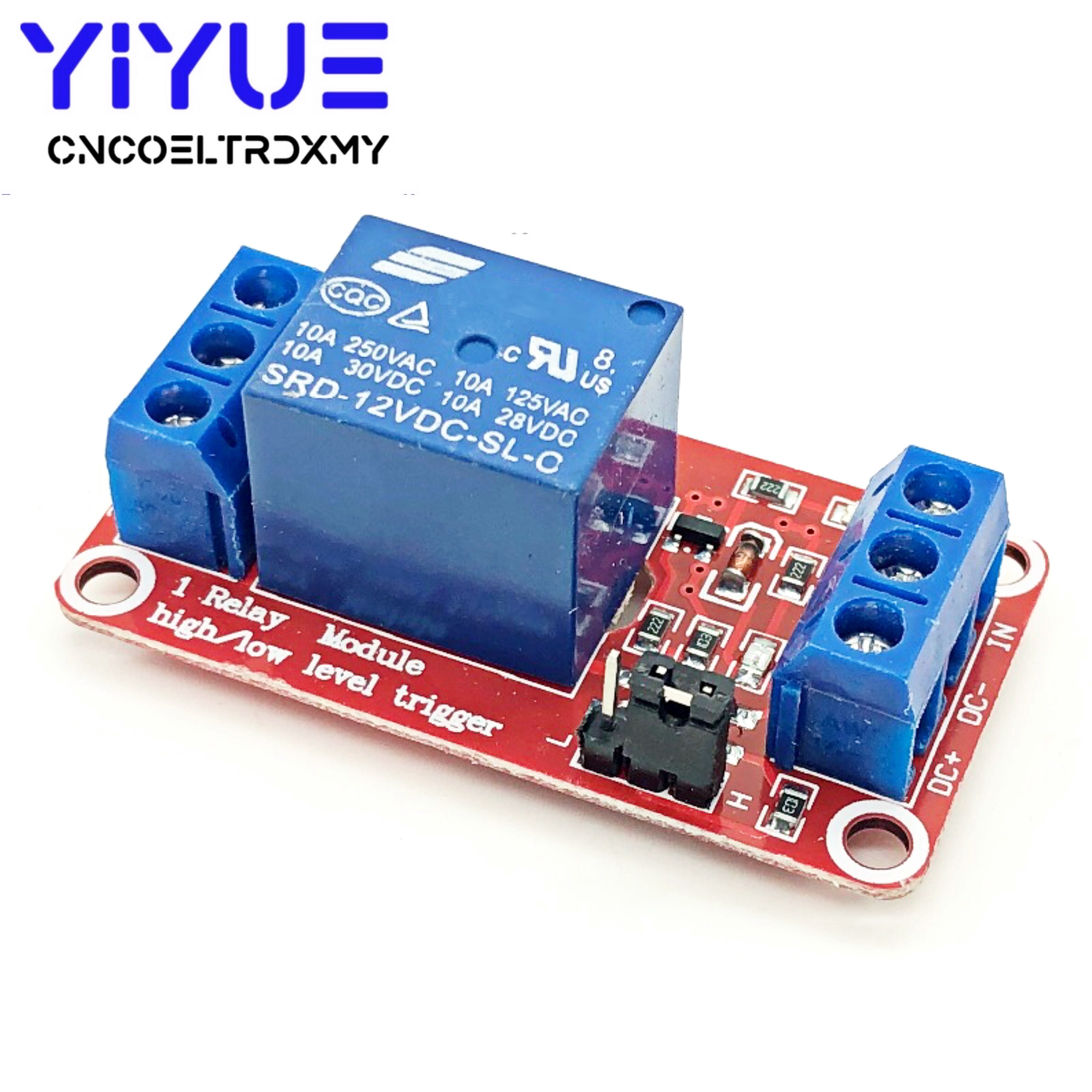 DC 12V 1 Channel Relay Module With Optocoupler Shield Board High And Low Level Trigger Power Supply Module For Arduino ► Photo 1/6