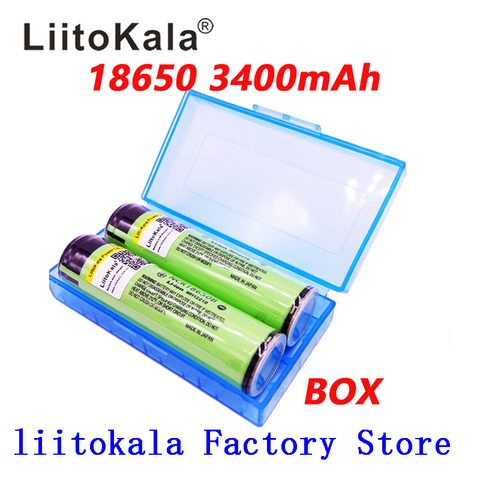 Liitokala 2PCS  Original 18650 3400mah Protected battery 3.7V Li-lon Rechargebale battery ► Photo 1/6