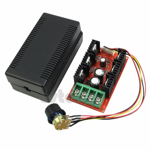 12V 24V 48V 2000W MAX 10-50V 40A DC Motor Speed Control PWM HHO RC Controller ► Photo 1/2