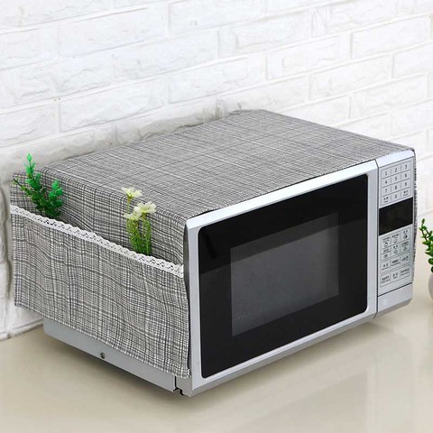 35*95cm Microwave Oven Dustproof Cover With Pockets Cloth Microwaves Protector Covers DIN889 ► Photo 1/6