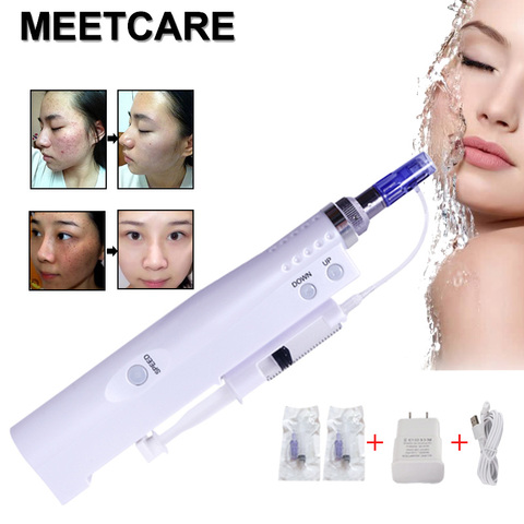 Portable Skin Injector Pen Water Mesotherapy Meso gun Vital Acid Injection Microneedle Reduce Sagging Skin Care Device Home Use ► Photo 1/6