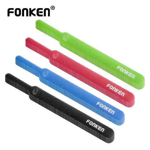 20Pcs FONKEN USB Cable Winder Organizer Home Harness Finishing Fixed Cables HDMI AUX PC Power Wire Tie Cable Management Earphone ► Photo 1/6