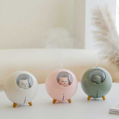 Mini Air Humidifier 220ml Portable Mist Colorful LED Light USB Ultrasonic Aroma Diffuser Mist Good Gift for Friends Child ► Photo 1/6