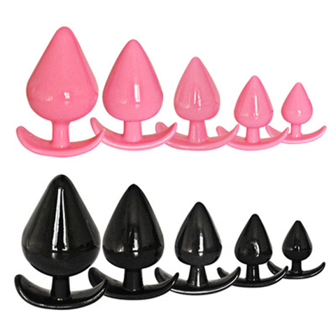 Multiple styles 100%Silicone Butt Plug Anal Plugs Unisex Sex Stopper Adult Toys for Men/Women Anal Trainer For Couples SM ► Photo 1/6