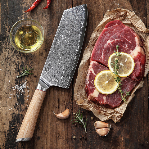 67-layer steel V gold 10 Damascus kitchen knife chef Knives Gyuto Santoku Cleaver Paring Steak Slicing Utility Boning Salmon ► Photo 1/5
