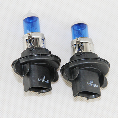 9008 H13 60/55W 6500K Blue Light Car Bulbs Headlight Super White Halogen Lamp For Universal Use ► Photo 1/6