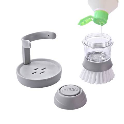 ZLCA Kitchen Cleaning Brush hydraulic pressure washing brush Kitchen Pot Pan Dish Bowl Palm Wash Tool Brush Scrubber Cleaner ► Photo 1/5