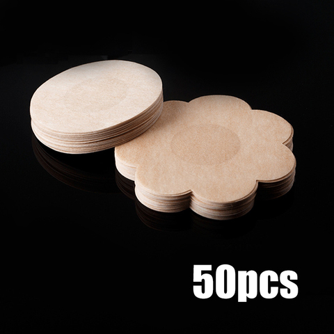 50pcs Soft Nipple Covers Disposable Breast Petals Flower Sexy Stick On Bra Pad Pasties Lingerie For Women Intimates No marks ► Photo 1/6