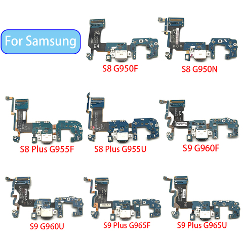Dock Connector Micro USB Charger Charging Port Flex Cable Microphone Board For Samsung Galaxy S8 S9 Plus G950F G950U G960F G960U ► Photo 1/2
