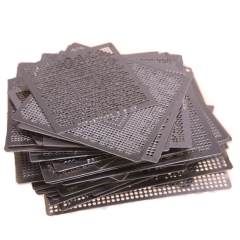 110pcs Graphics Card Directly Heat BGA Reballing Stencils Template Set For ATI NV XBOX 360 PS3 Chip Rework Repair ► Photo 1/1