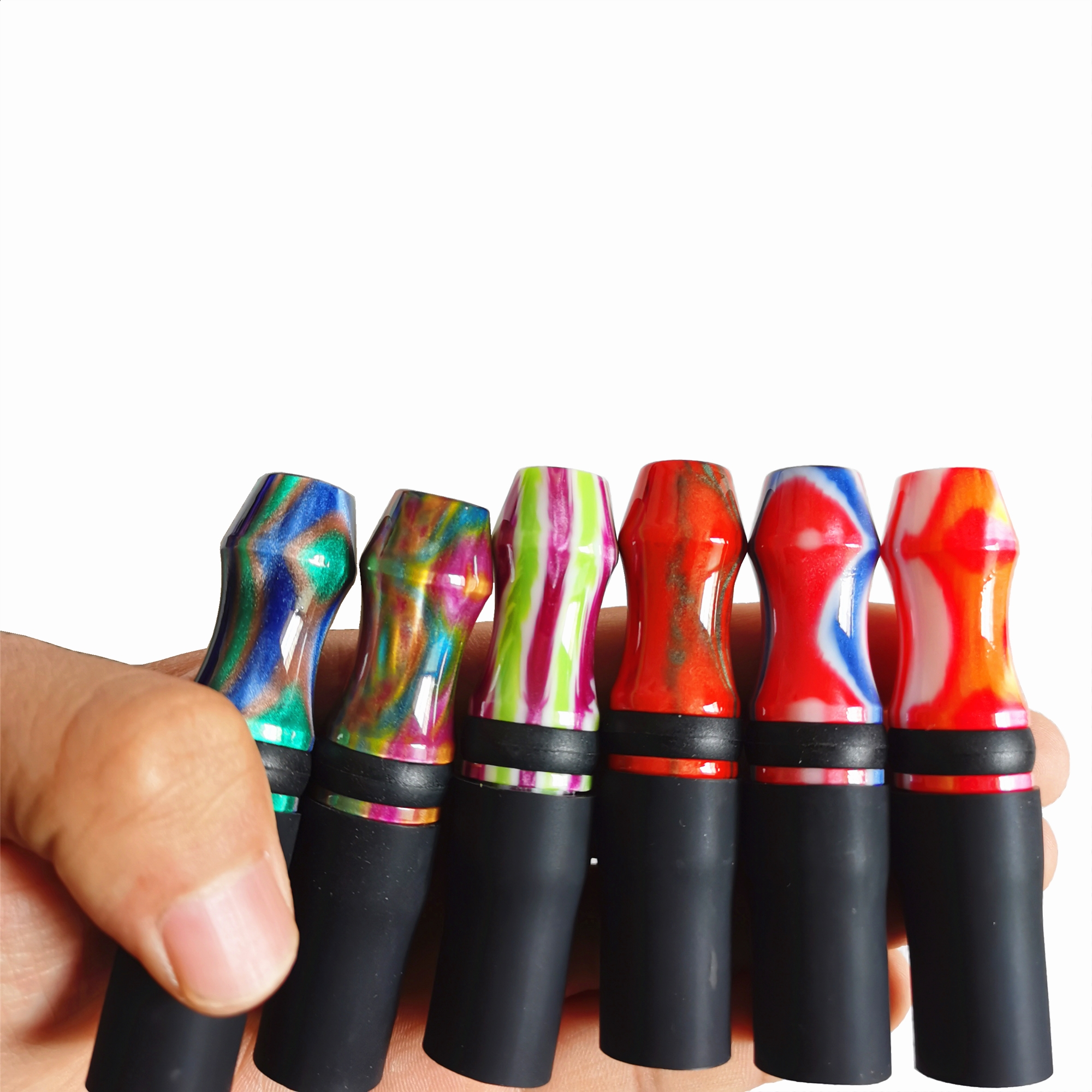 Resin Hookah Mouthpieces Shisha Silicone and Resin Mouth Tip Sheesha