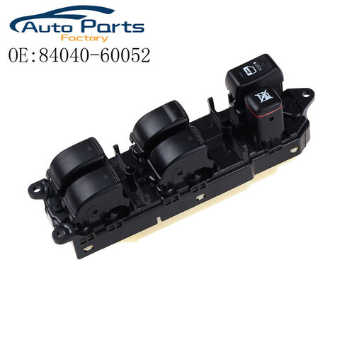 8404060052 84040-60052 Window Master Switch For Toyota Land Cruiser 120 Prado GRJ120 TRJ120 84040-60053 8404060053 ► Photo 1/6